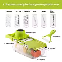 Mandoline Vegetable Slicer & Cutter – Adjustable, Multi-Blade, Easy to Use