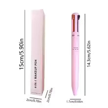 4-in-1 Makeup Pen – Eyebrow, Lip Liner, Highlighter & Eyeliner | Waterproof & Long-Lasting