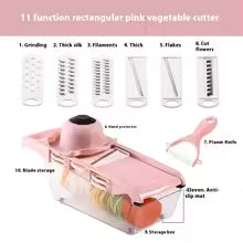 Mandoline Vegetable Slicer & Cutter – Adjustable, Multi-Blade, Easy to Use
