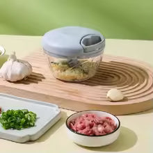 Manual Hand-Pull Garlic Chopper & Meat Mincer – Multi-Functional Kitchen Cutter