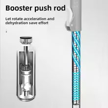 Microfiber Mop & Bucket Set – Hands-Free Wringing, 360° Rotating Head