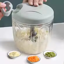 Manual Hand-Pull Garlic Chopper & Meat Mincer – Multi-Functional Kitchen Cutter