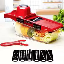 Mandoline Vegetable Slicer & Cutter – Adjustable, Multi-Blade, Easy to Use