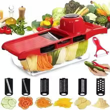 Mandoline Vegetable Slicer & Cutter – Adjustable, Multi-Blade, Easy to Use