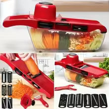 Mandoline Vegetable Slicer & Cutter – Adjustable, Multi-Blade, Easy to Use